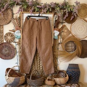 Octobre 100% linen pants size large